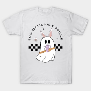 Egg Ceptionally Boujee Easter Bunny, Ghost Easter Boujee Tumbler Belt Bag Inspired , Funny Bunny Ghost Easter T-Shirt